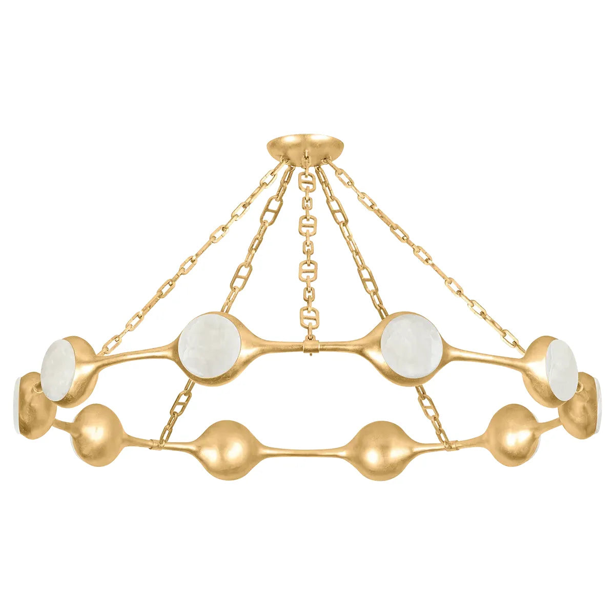 Corbett Lighting - Riviere LED Chandelier - 465-52-VGL | Montreal Lighting & Hardware