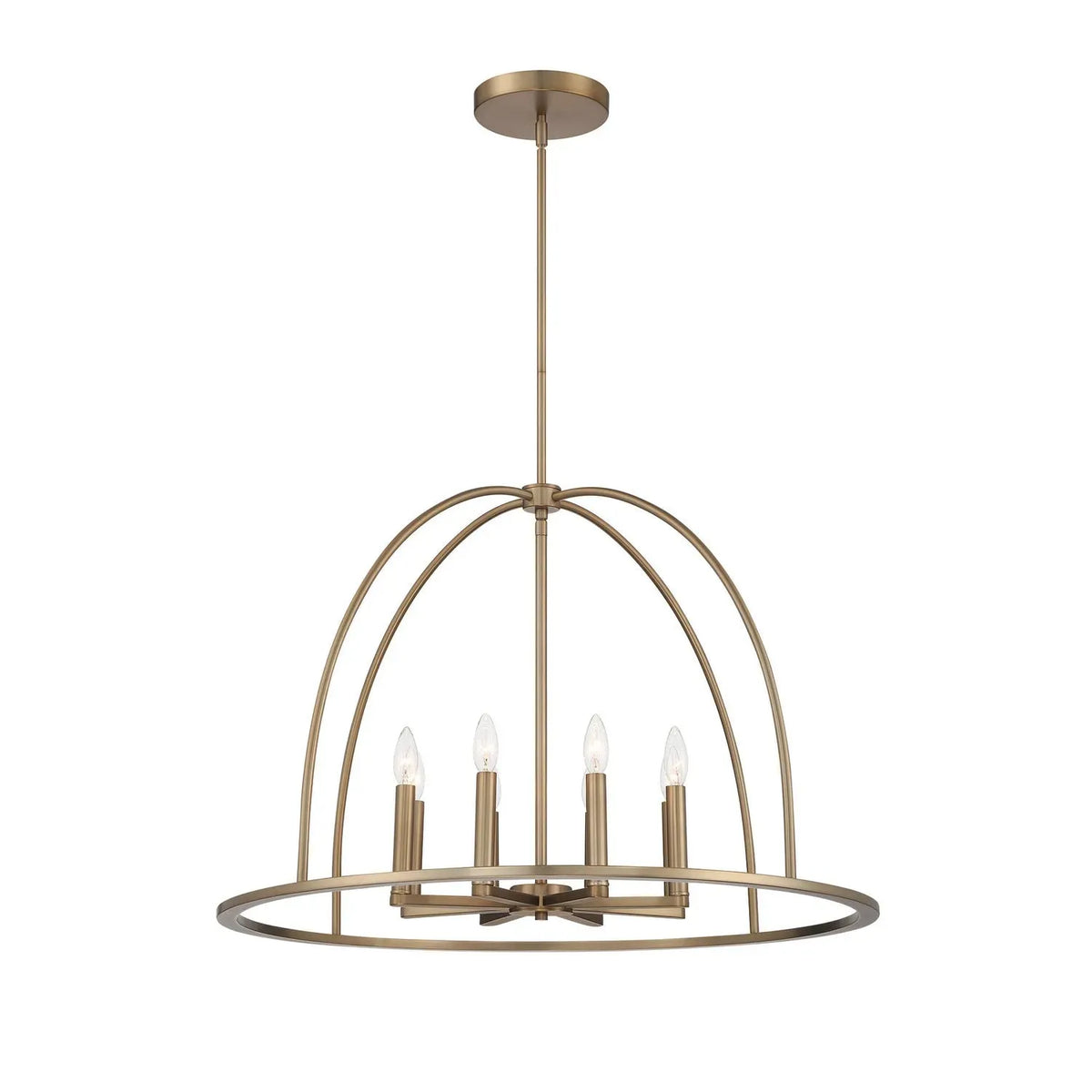 Crystorama - Abbott Chandelier - ABB-3004-BK | Montreal Lighting & Hardware