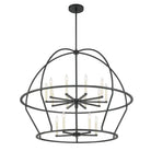 Crystorama - Abbott Chandelier - ABB-3004-BK | Montreal Lighting & Hardware