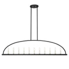 Crystorama - Abbott Linear Chandelier - ABB-3009-BK | Montreal Lighting & Hardware