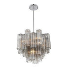 Crystorama - Addis Chandelier - ADD-300-AG-AM | Montreal Lighting & Hardware