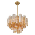 Crystorama - Addis Chandelier - ADD-300-AG-AM | Montreal Lighting & Hardware