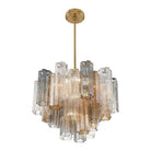 Crystorama - Addis Chandelier - ADD-300-AG-AM | Montreal Lighting & Hardware