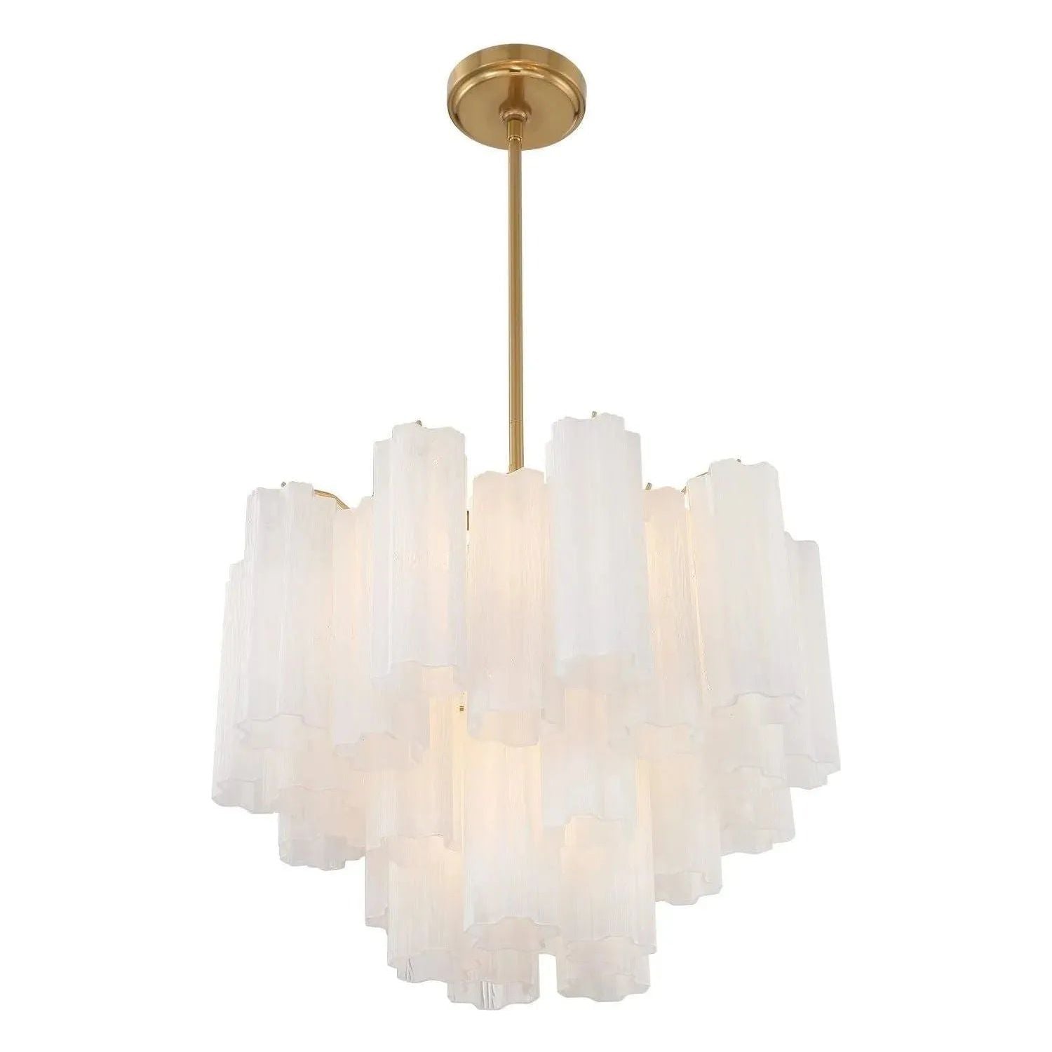 Crystorama - Addis Chandelier - ADD-300-AG-AM | Montreal Lighting & Hardware