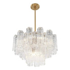 Crystorama - Addis Chandelier - ADD-300-AG-AM | Montreal Lighting & Hardware