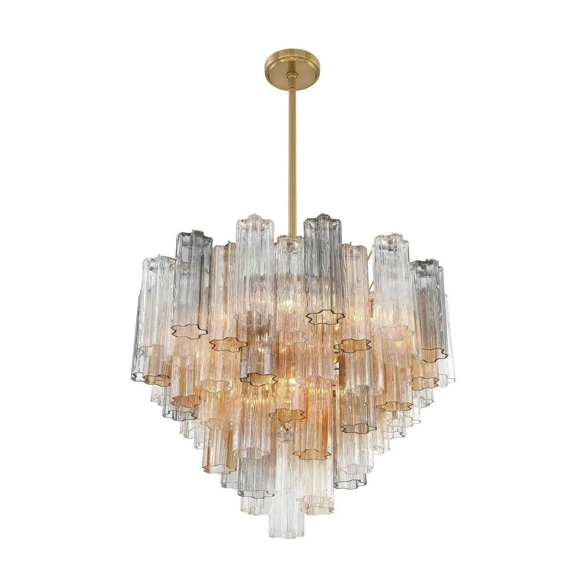Crystorama - Addis Chandelier - ADD-300-AG-AM | Montreal Lighting & Hardware