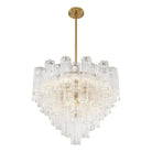 Crystorama - Addis Chandelier - ADD-300-AG-AM | Montreal Lighting & Hardware