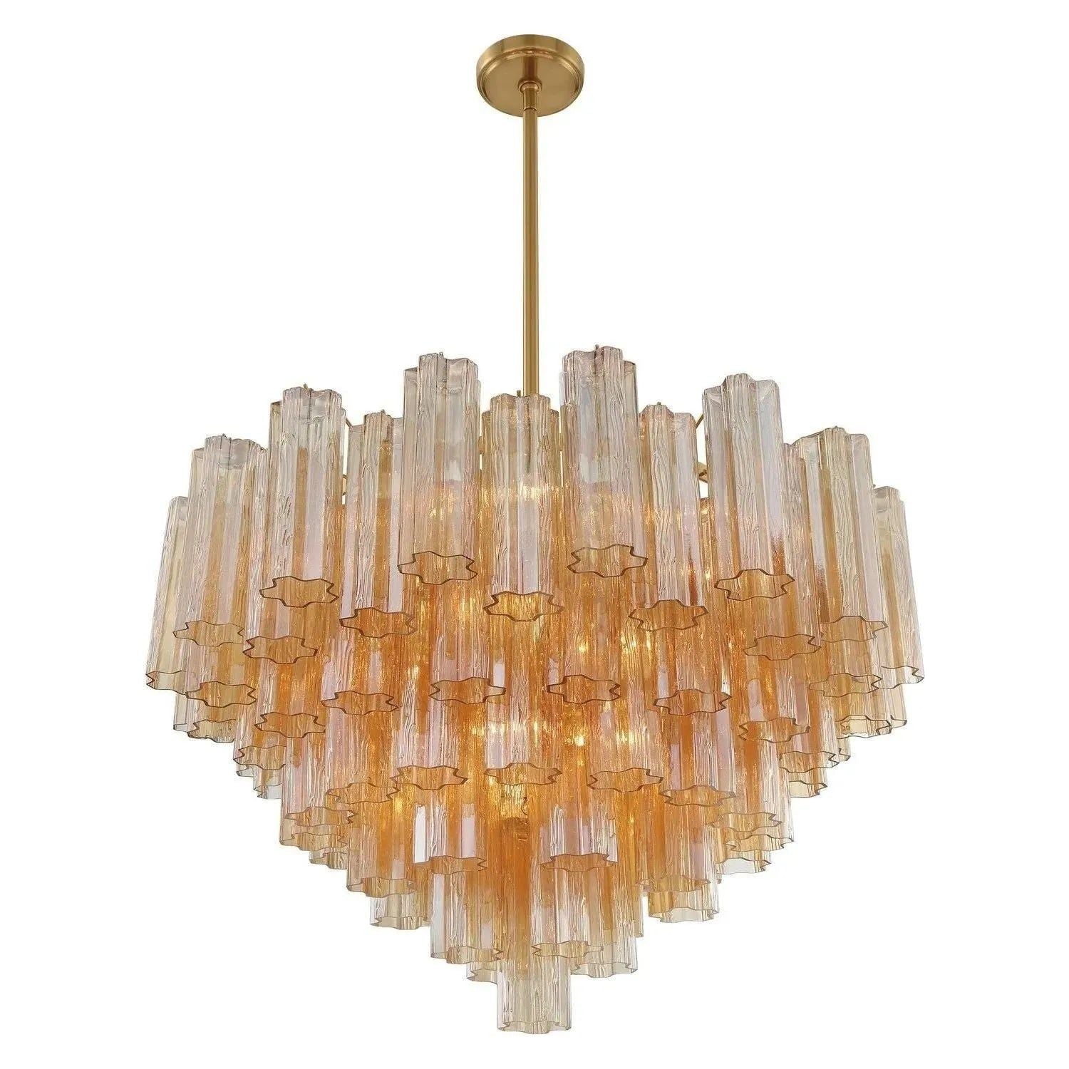 Crystorama - Addis Chandelier - ADD-300-AG-AM | Montreal Lighting & Hardware