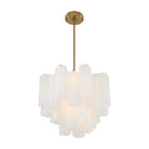 Crystorama - Addis Chandelier - ADD-300-AG-AM | Montreal Lighting & Hardware