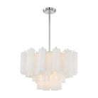 Crystorama - Addis Chandelier - ADD-308-CH-WH | Montreal Lighting & Hardware