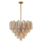 Crystorama - Addis Chandelier - ADD-312-AG-AM | Montreal Lighting & Hardware