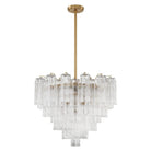 Crystorama - Addis Chandelier - ADD-312-AG-CL | Montreal Lighting & Hardware