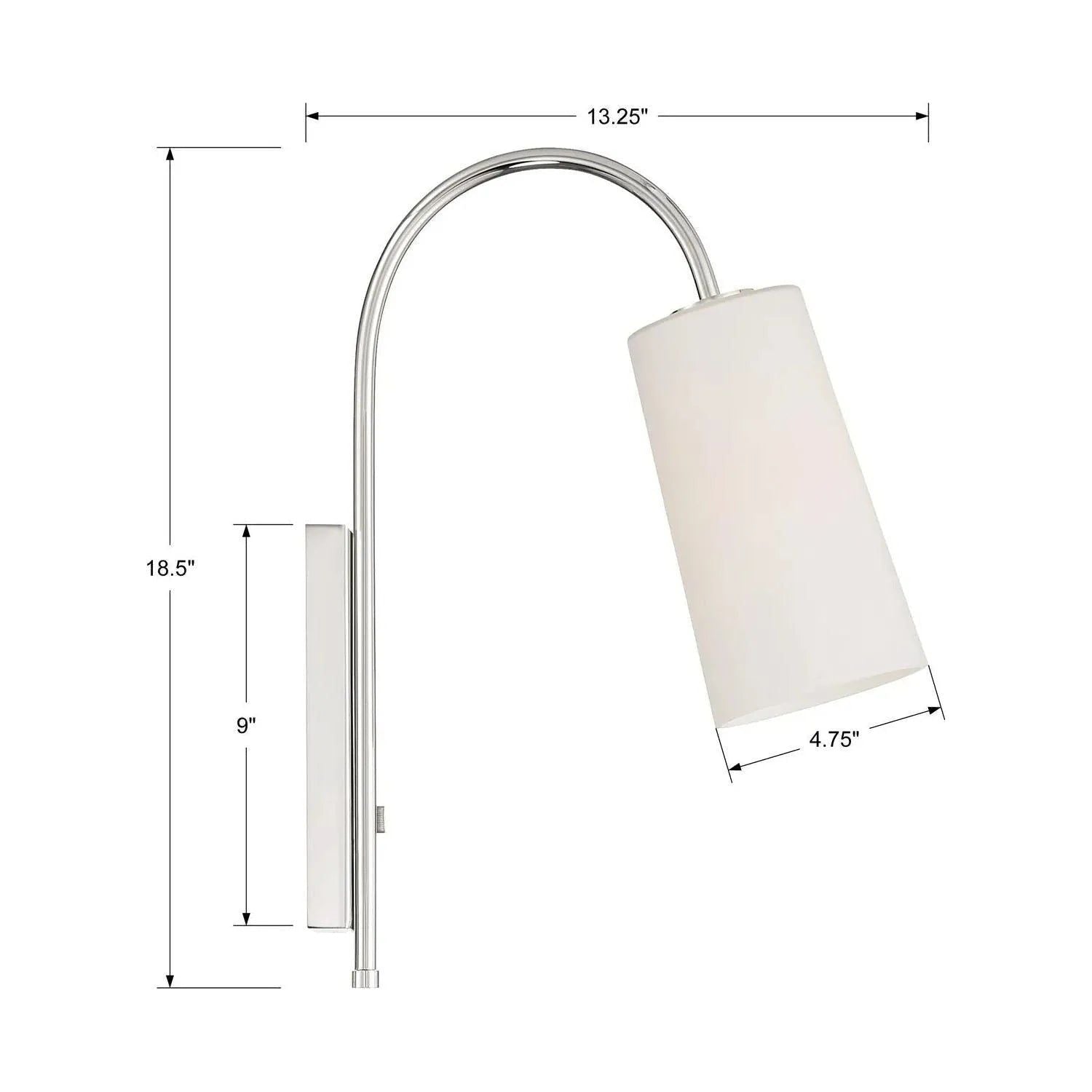 Crystorama - Alexa Wall Mount - ALX-4501-AG | Montreal Lighting & Hardware