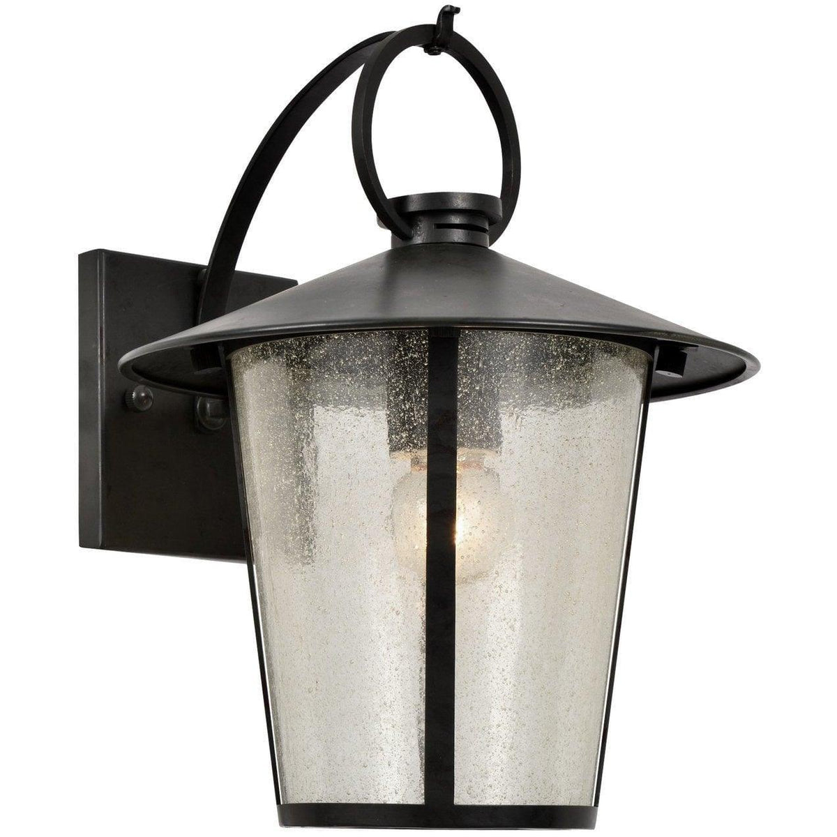 Crystorama - Andover One Light Outdoor Wall Mount - AND-9201-SD-MK | Montreal Lighting & Hardware