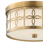 Crystorama - Anniversary Two Light Ceiling Mount - ANN-2105-PN | Montreal Lighting & Hardware