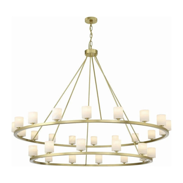 Aragon LED 2-Tier Chandelier