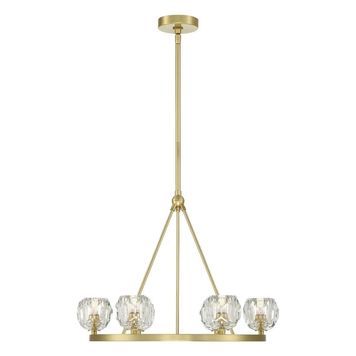 Crystorama - Aragon LED Chandelier - ARA-10264-SB | Montreal Lighting & Hardware