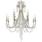 Crystorama - Arcadia 12 Light Chandelier - ARC-1909-SA-CL-MWP | Montreal Lighting & Hardware