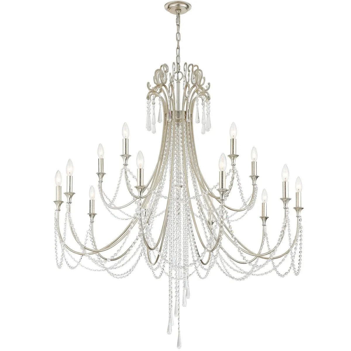 Crystorama - Arcadia Chandelier - ARC-1919-GA-CL-MWP | Montreal Lighting & Hardware