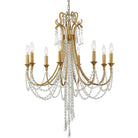 Crystorama - Arcadia Eight Light Chandelier - ARC-1908-GA-CL-MWP | Montreal Lighting & Hardware