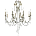 Crystorama - Arcadia Eight Light Chandelier - ARC-1908-SA-CL-MWP | Montreal Lighting & Hardware