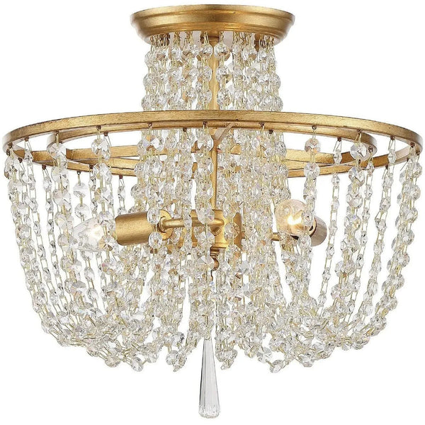 Arcadia Three Light Ceiling Mount