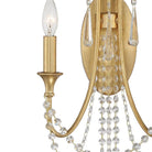 Crystorama - Arcadia Two Light Wall Mount - ARC-1902-GA-CL-MWP | Montreal Lighting & Hardware