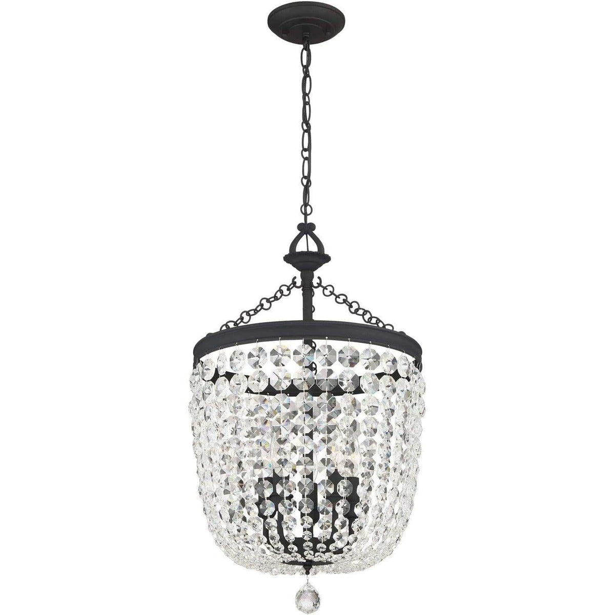 Crystorama - Archer Five Light Chandelier - 785-BF-CL-S | Montreal Lighting & Hardware
