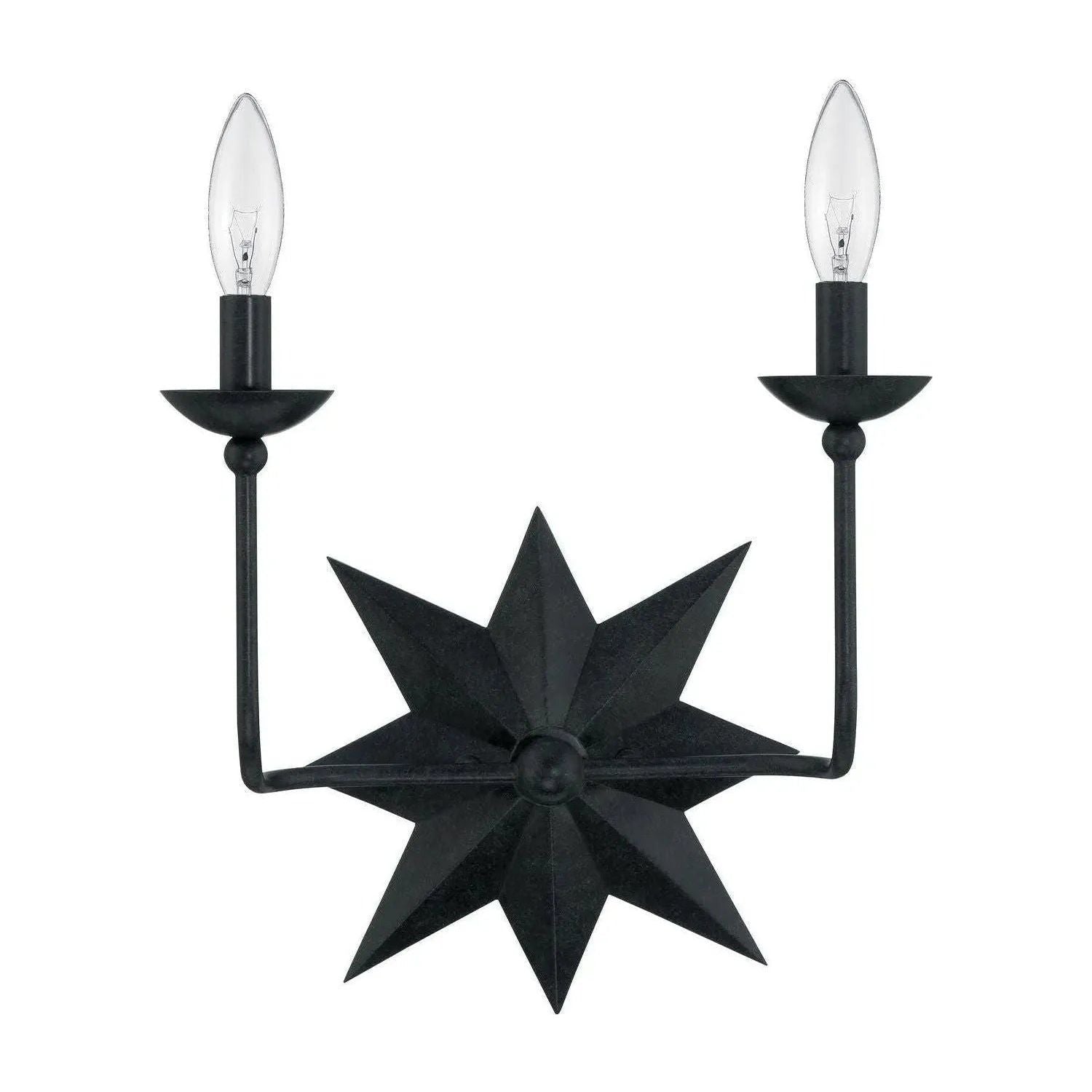 Crystorama - Astro Wall Mount - 9232-BK | Montreal Lighting & Hardware