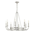 Crystorama - Bailey Chandelier - BAI-A2109-AG | Montreal Lighting & Hardware