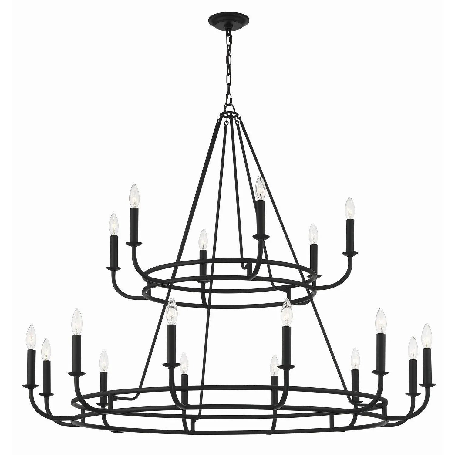 Crystorama - Bailey Chandelier - BAI-A2109-AG | Montreal Lighting & Hardware