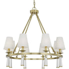 Crystorama - Baxter Eight Light Chandelier - 8867-AG | Montreal Lighting & Hardware