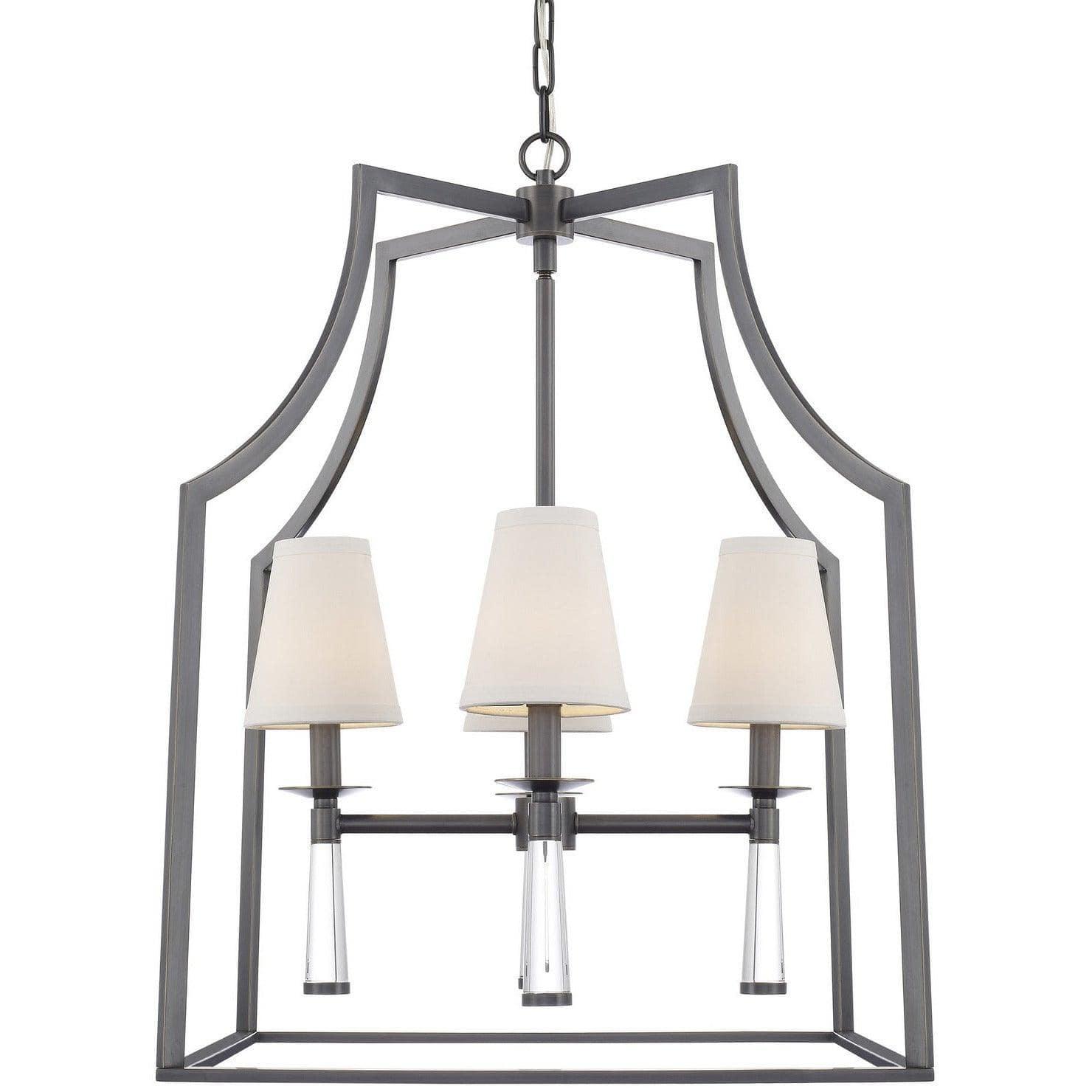 Crystorama - Baxter Four Light Chandelier - 8864-OR | Montreal Lighting & Hardware