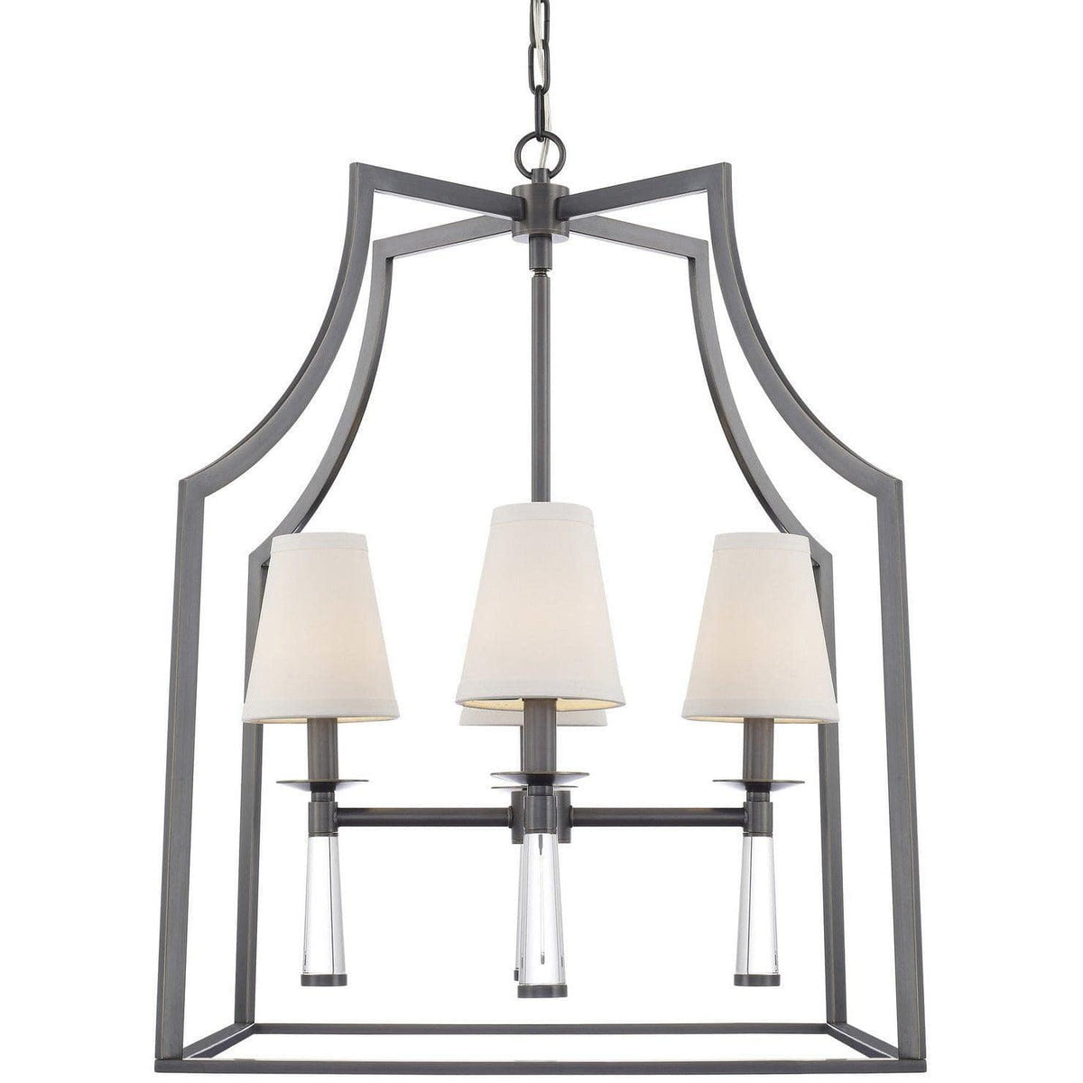 Crystorama - Baxter Four Light Chandelier - 8864-OR | Montreal Lighting & Hardware