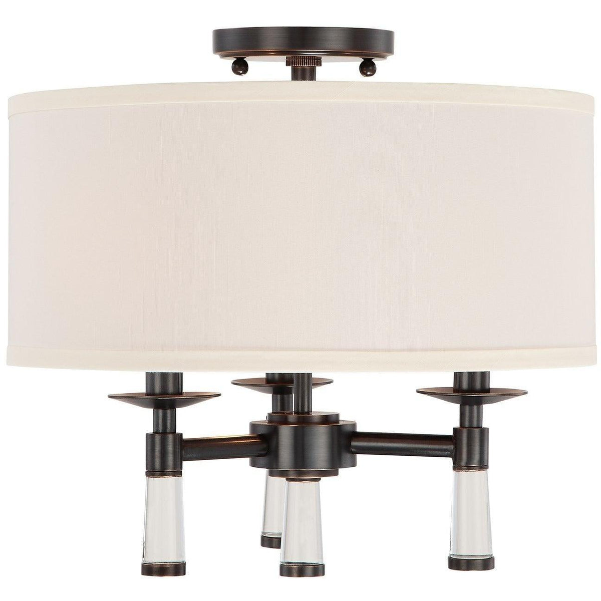 Crystorama - Baxter Three Light Ceiling Mount - 8863-OR_CEILING | Montreal Lighting & Hardware
