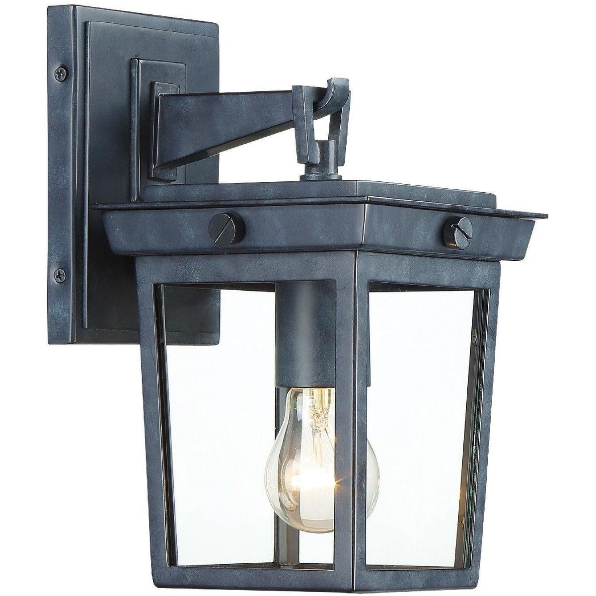 Crystorama - Belmont One Light Outdoor Wall Mount - BEL-A8061-GE | Montreal Lighting & Hardware