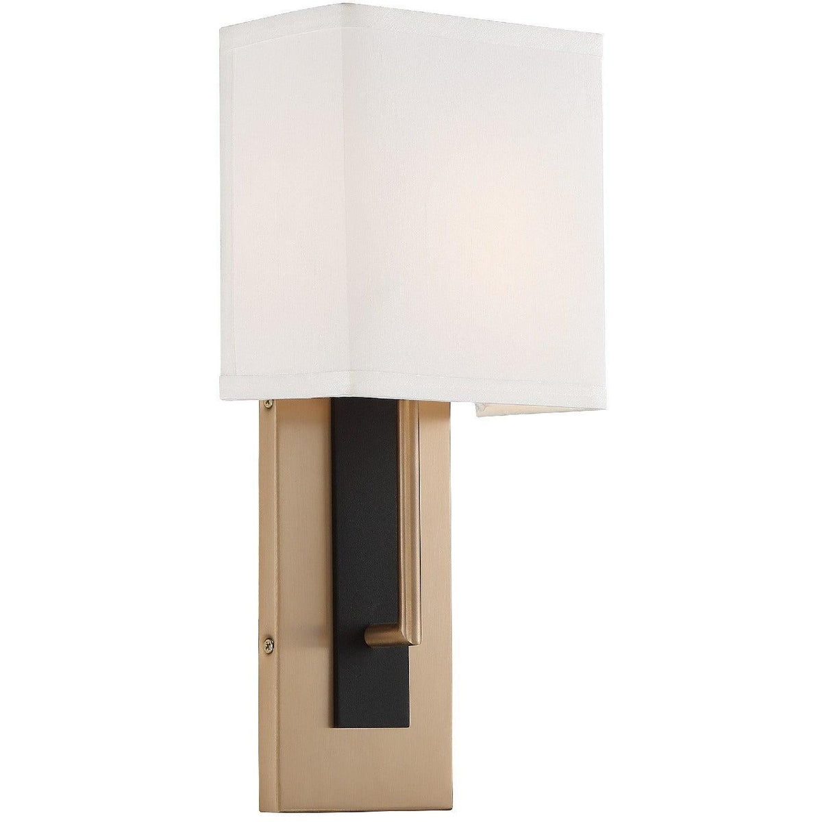 Crystorama - Brent One Light Wall Mount - BRE-A3631-VG-BF | Montreal Lighting & Hardware