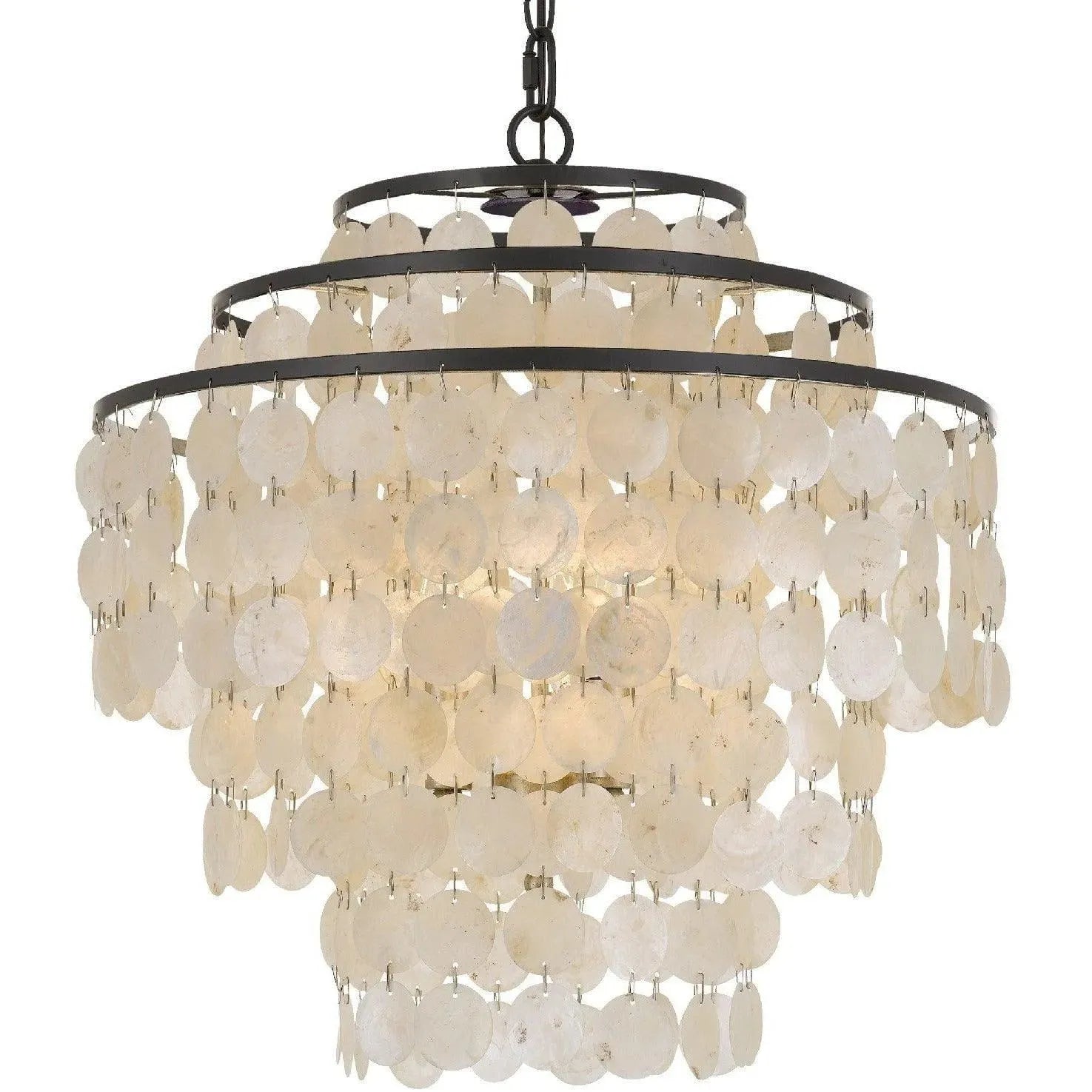 Crystorama - Brielle Four Light Chandelier - BRI-3008-DB | Montreal Lighting & Hardware