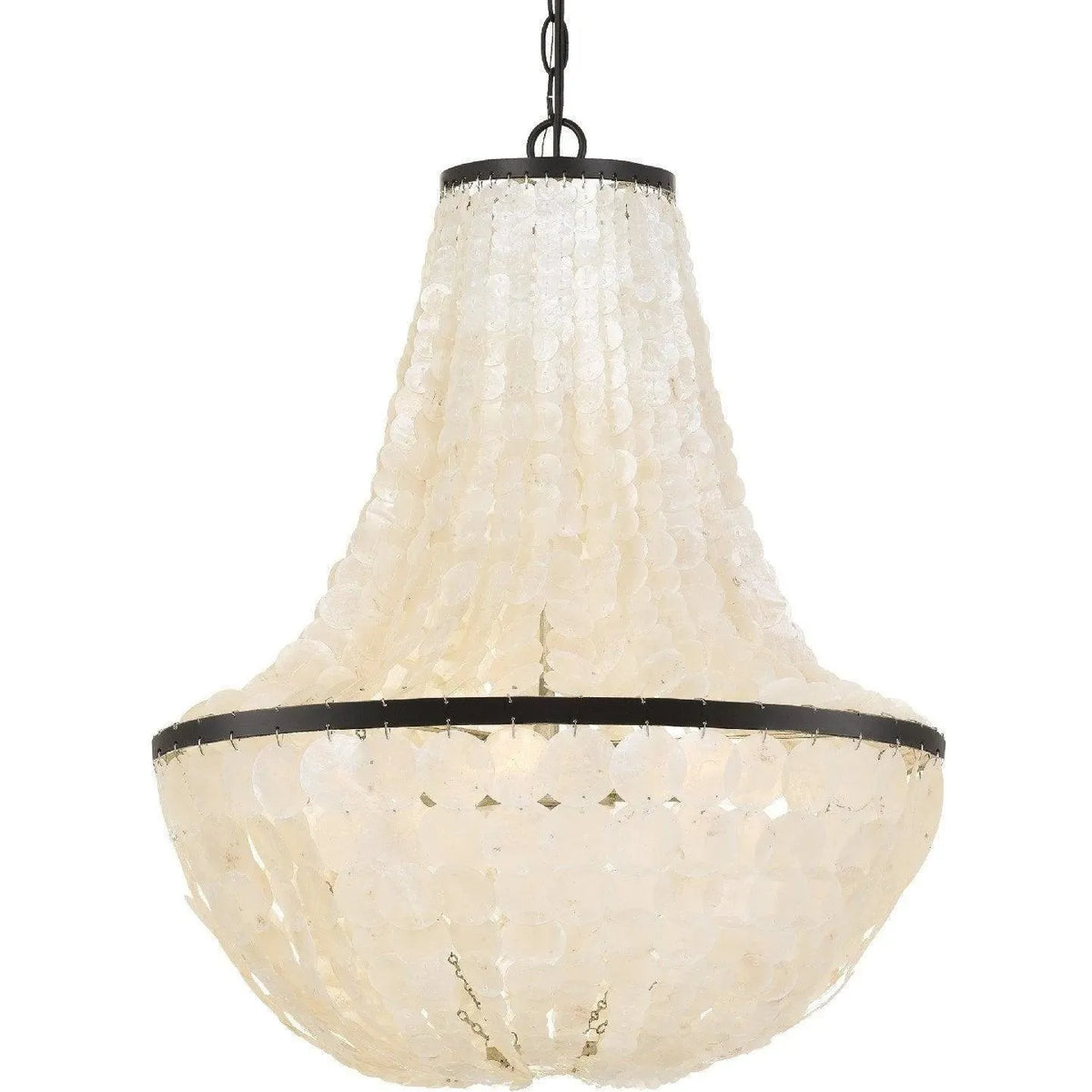 Crystorama - Brielle Six Light Chandelier - BRI-3006-DB | Montreal Lighting & Hardware