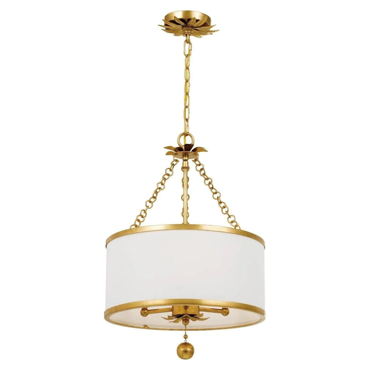 Crystorama - Broche Chandelier - Drum - 513-GA | Montreal Lighting & Hardware