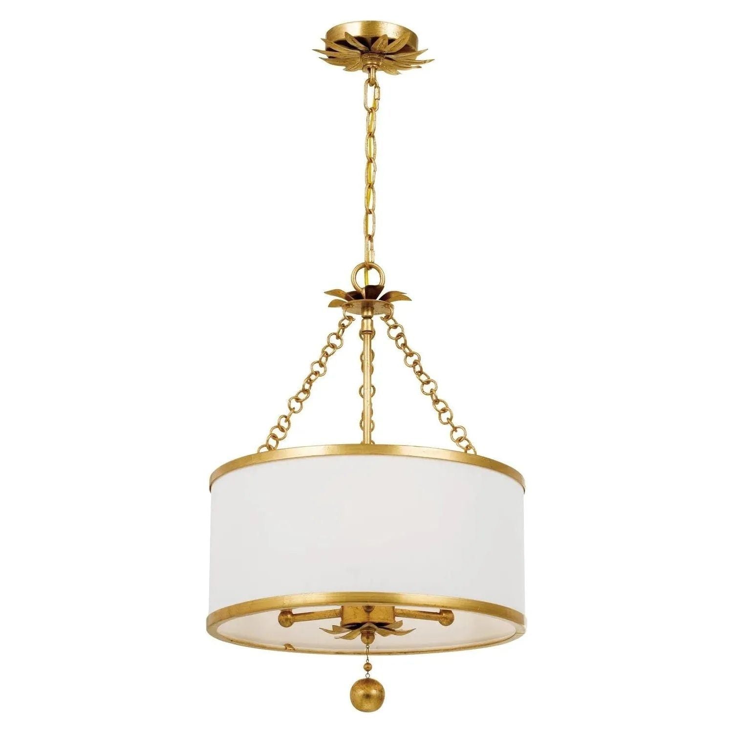 Crystorama - Broche Chandelier - Drum - 513-GA | Montreal Lighting & Hardware