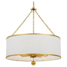 Crystorama - Broche Chandelier - Drum - 515-GA | Montreal Lighting & Hardware