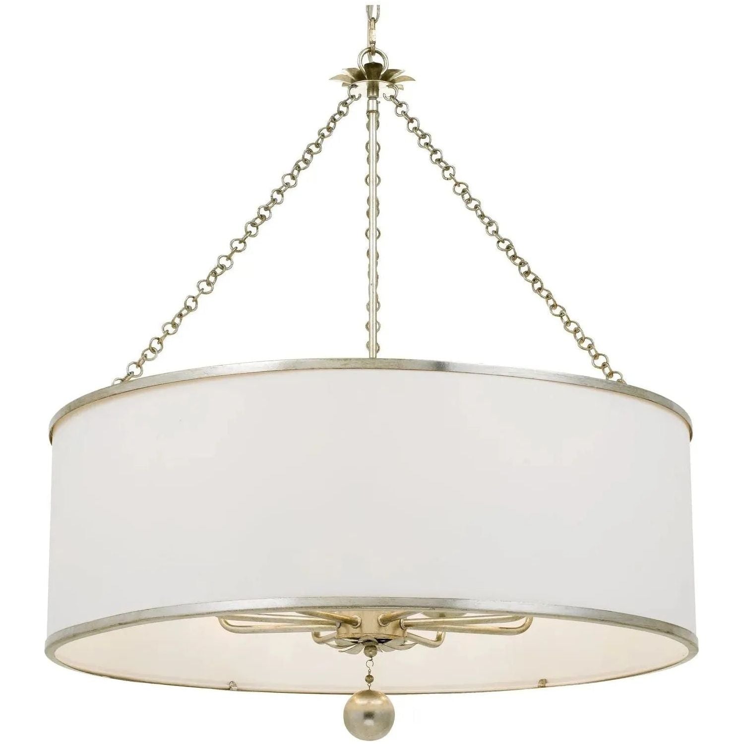 Crystorama - Broche Chandelier - Drum - 515-SA | Montreal Lighting & Hardware