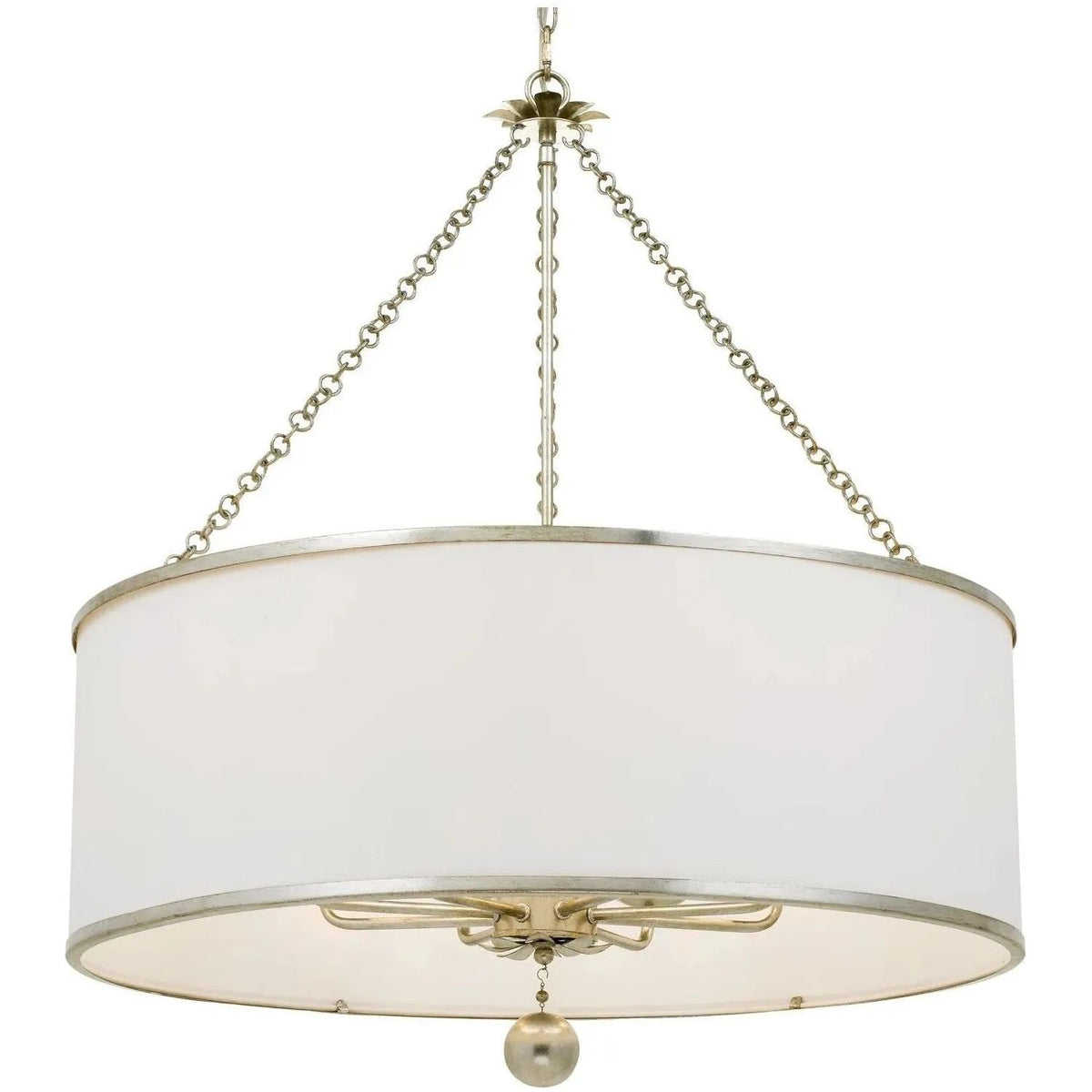 Crystorama - Broche Chandelier - Drum - 515-SA | Montreal Lighting & Hardware