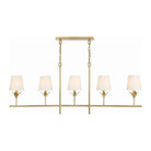 Crystorama - Broche Linear Chandelier - 537-GA | Montreal Lighting & Hardware