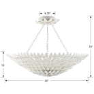 Crystorama - Broche Semi Flush Mount - 517-GA_CEILING | Montreal Lighting & Hardware