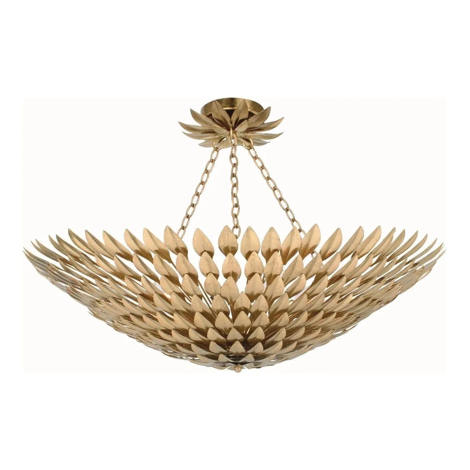 Crystorama - Broche Semi Flush Mount - 519-GA_CEILING | Montreal Lighting & Hardware