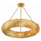 Crystorama - Broche Semi Flush Mount - Ring - 536-GA_CEILING | Montreal Lighting & Hardware