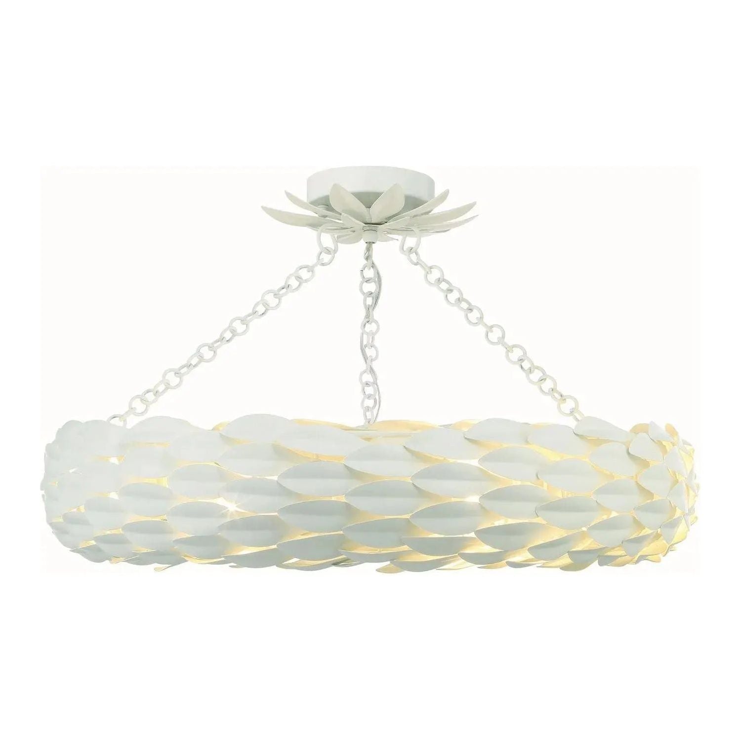 Crystorama - Broche Semi Flush Mount - Ring - 536-MT_CEILING | Montreal Lighting & Hardware