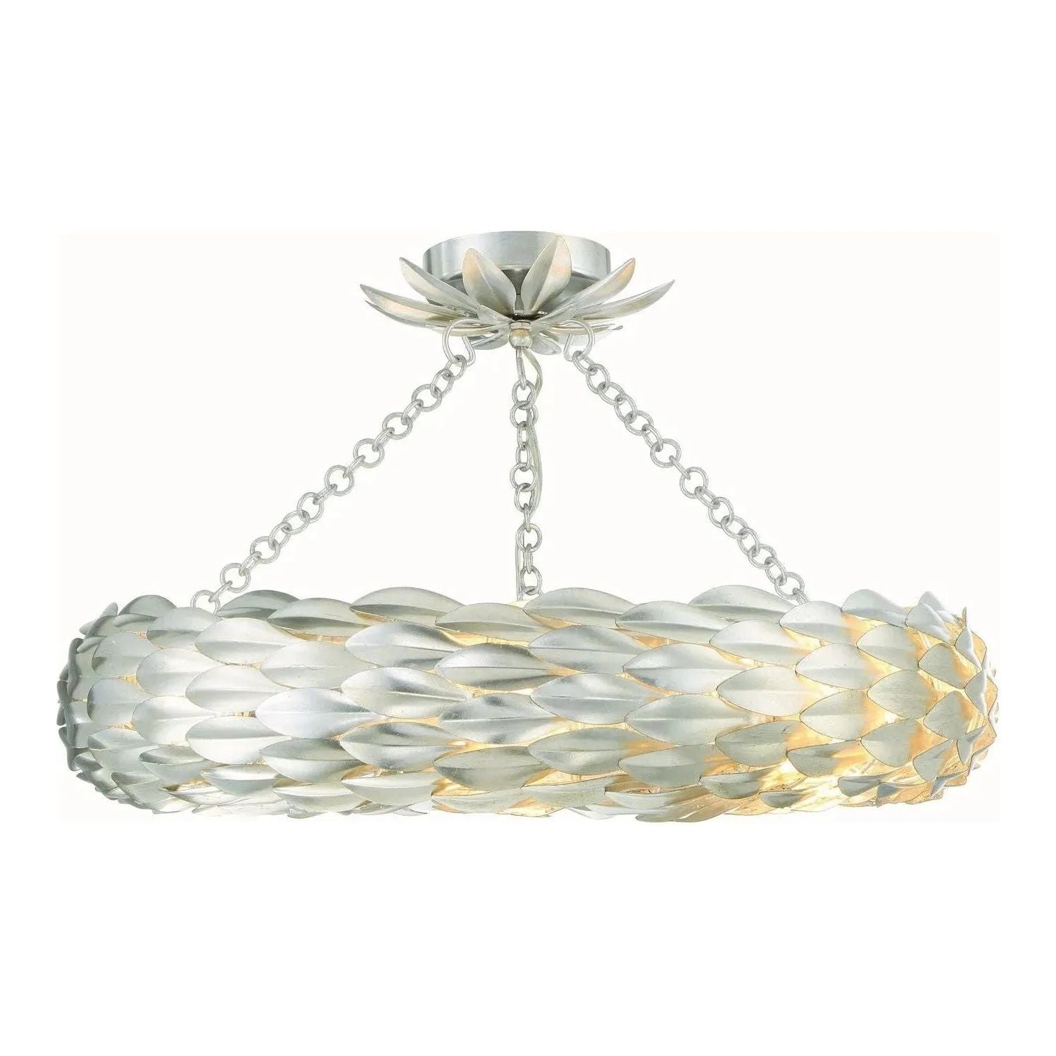 Crystorama - Broche Semi Flush Mount - Ring - 536-SA_CEILING | Montreal Lighting & Hardware